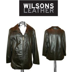 Men's Leather Limited Leather Jacket, Size Medium